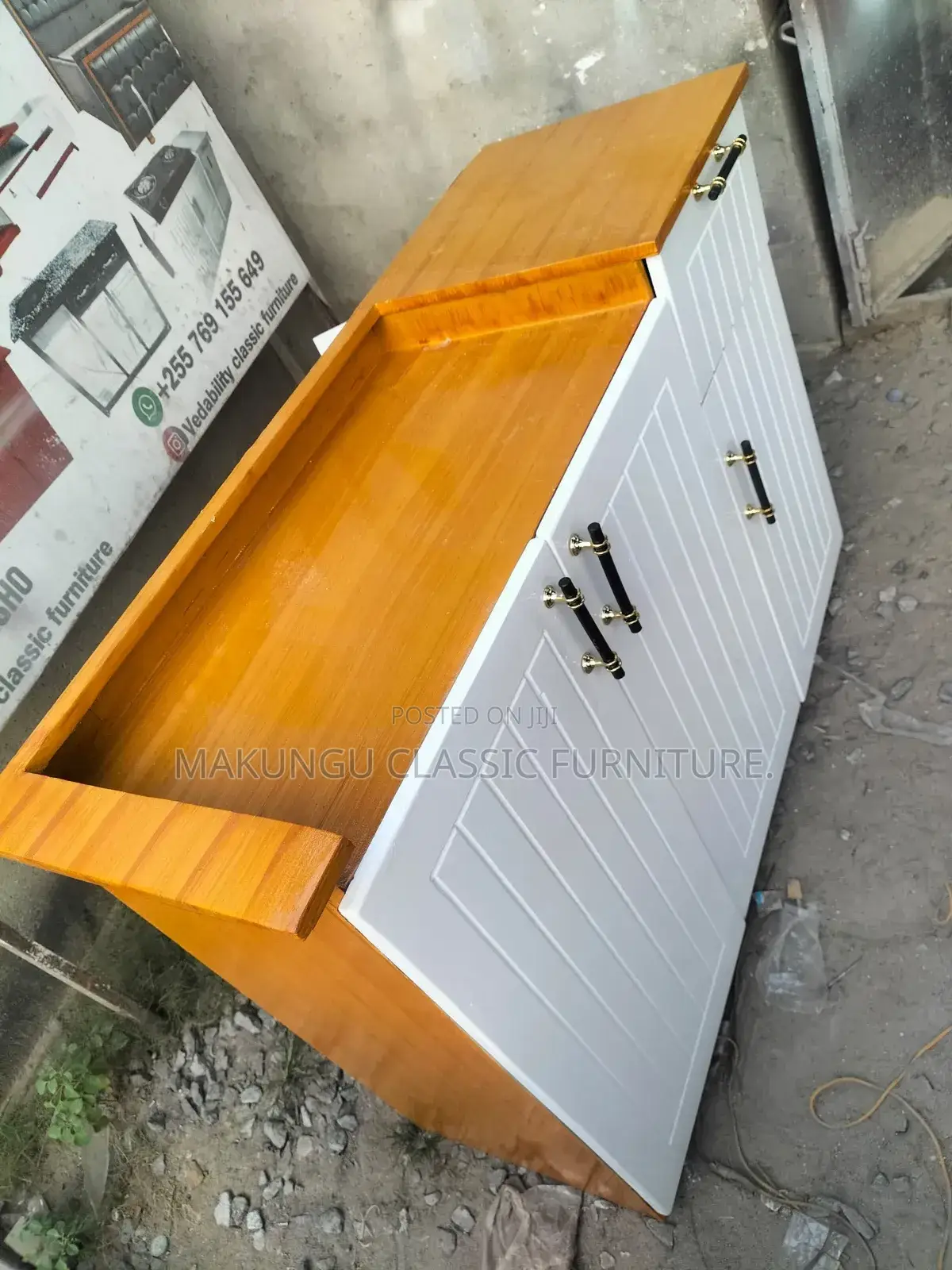 Kitchen Cabinet Ya Plate Mbili