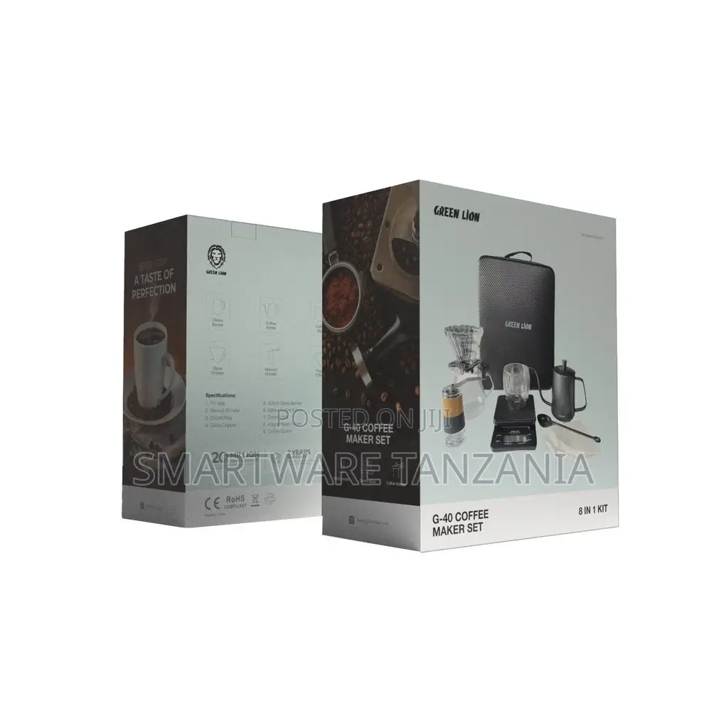 Green Lion G-40 Coffee Maker Set