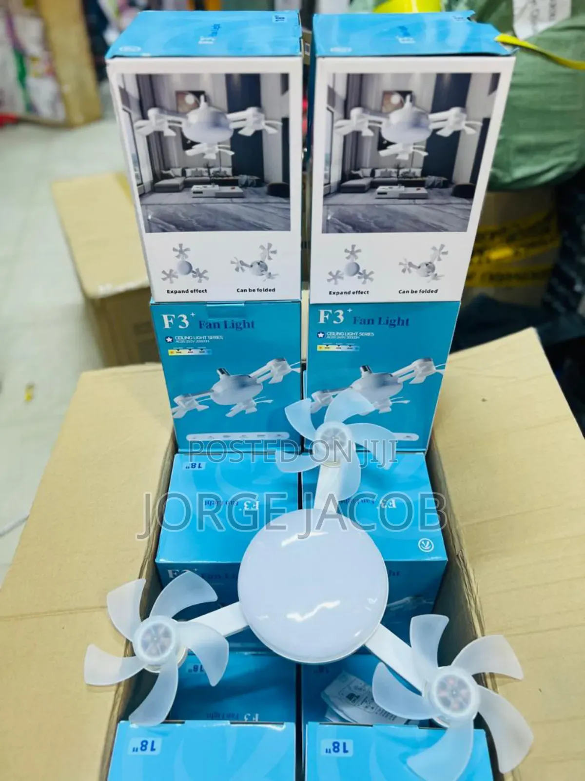 F3 Fan Light, a Small Ceiling Fan