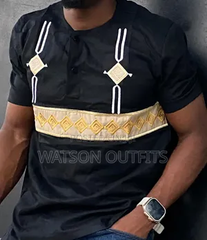 Two Buttons Design Top Men's Shirts or Shati