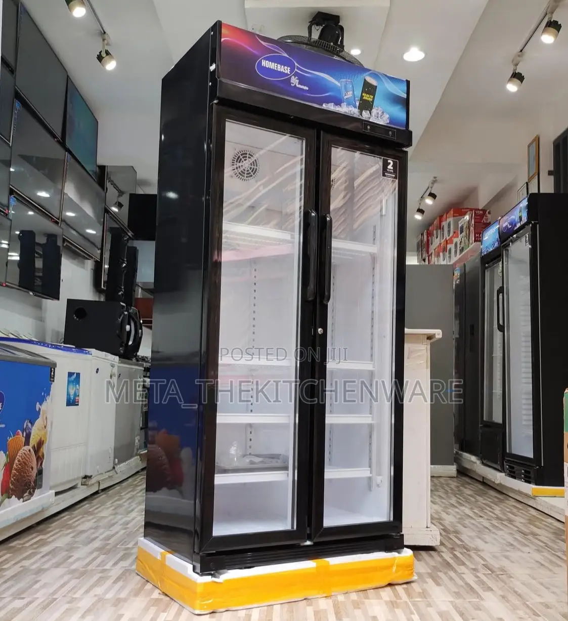 Homebase Showcase Refrigerator 590l Hb-560