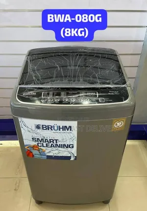Bruhm 8kg Washing Machine Automatic With Smart Cleaning