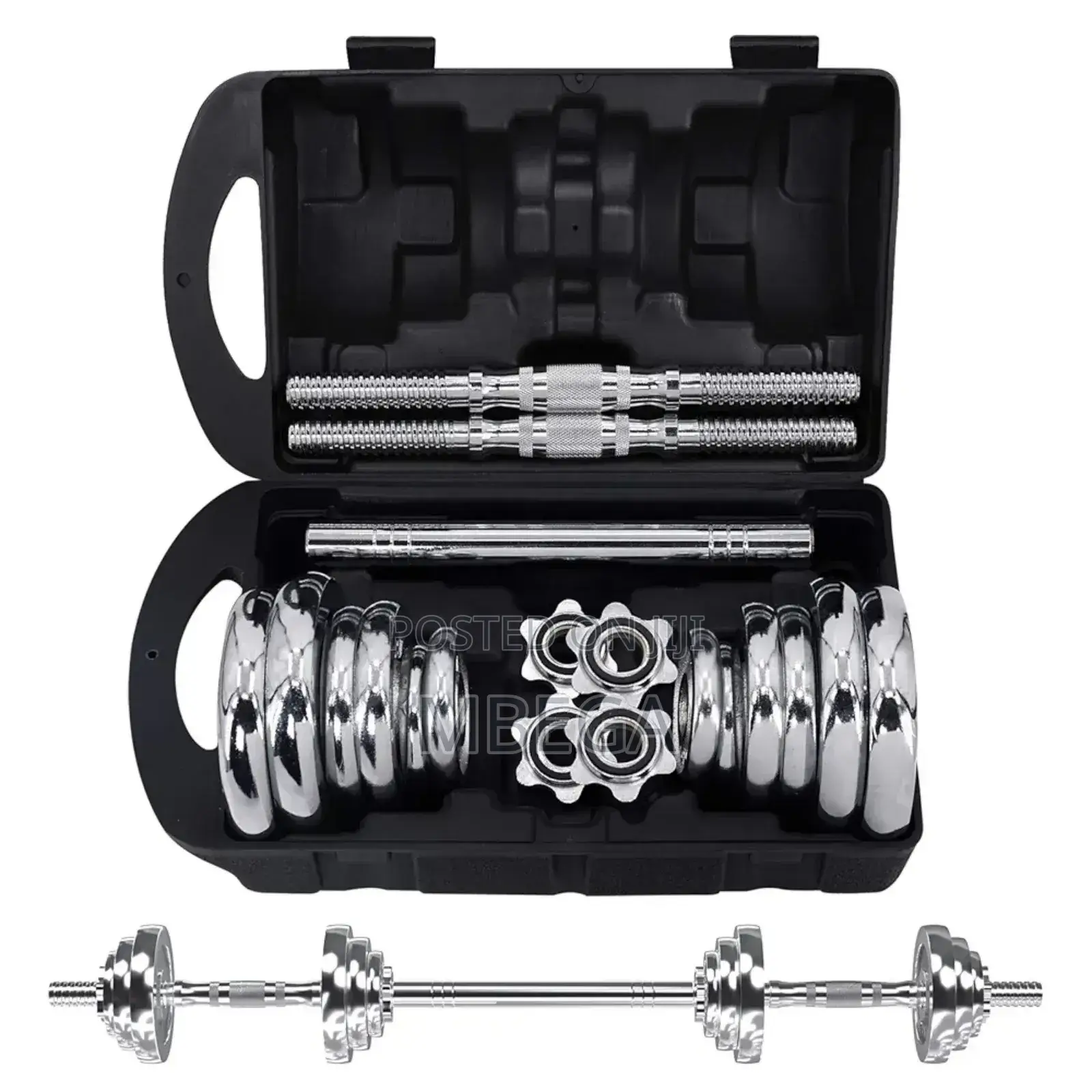 15kg Chrome Dumbbells Set