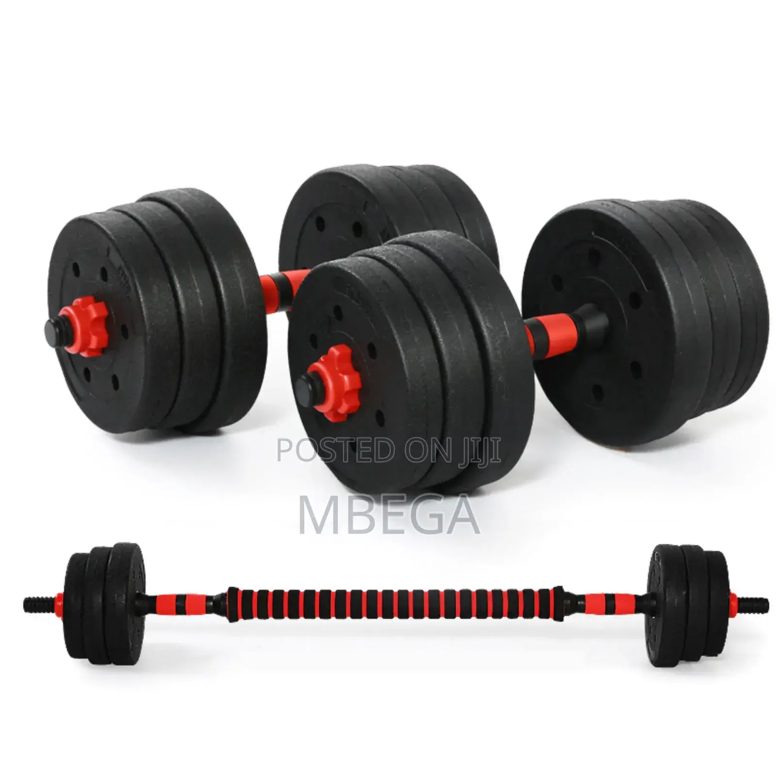 30kg Dumbbells Set With Connecter