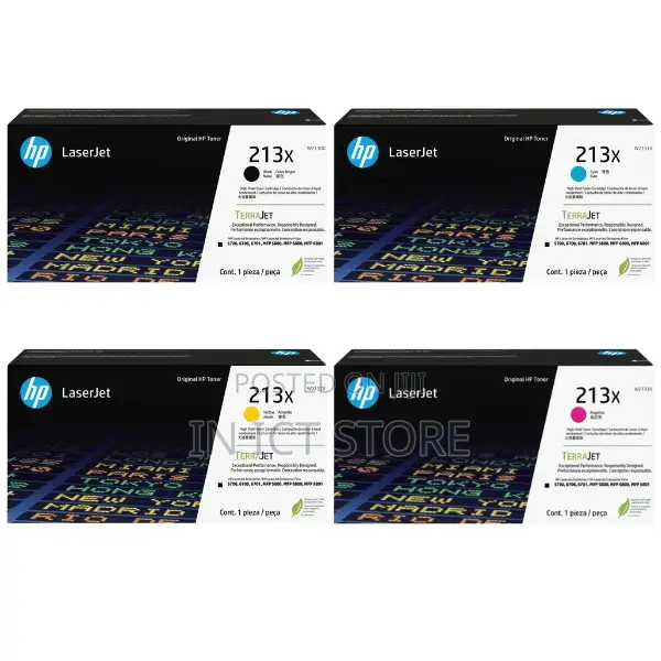 Hp 213x High Capacity Multipack - Full Set of 4 Toner Cartridges