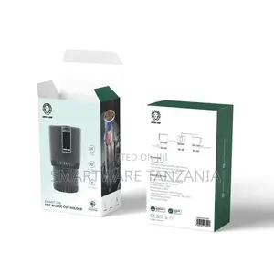 Green Lion Smart Led Hot Cool Cup Holder - Black
