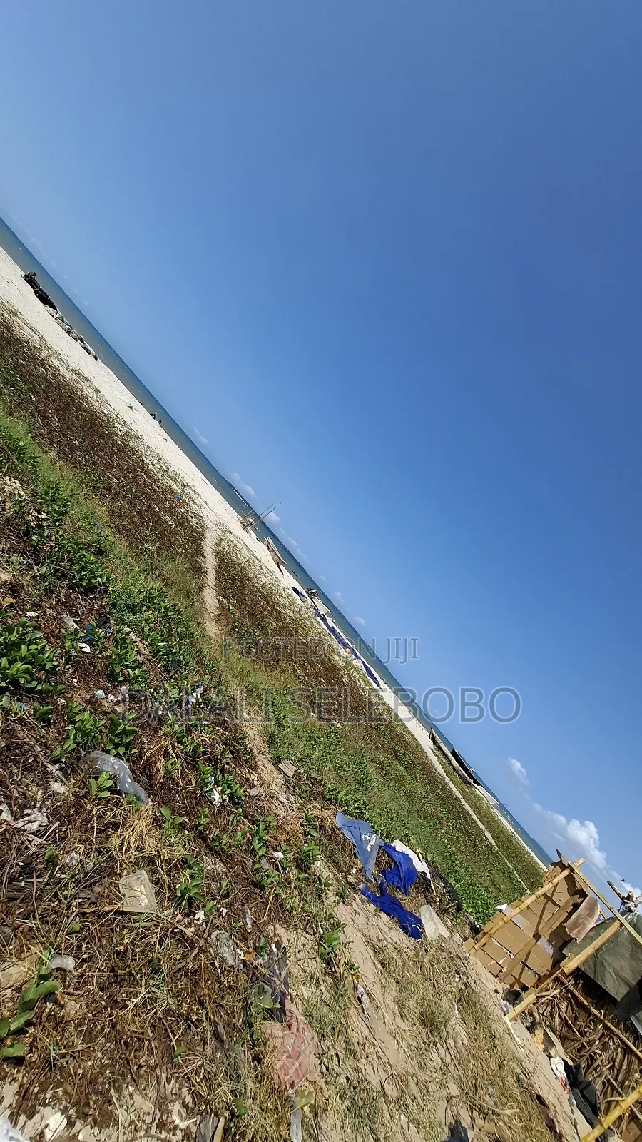 Beach Plot at Bahar Beach Looking at the Sea
