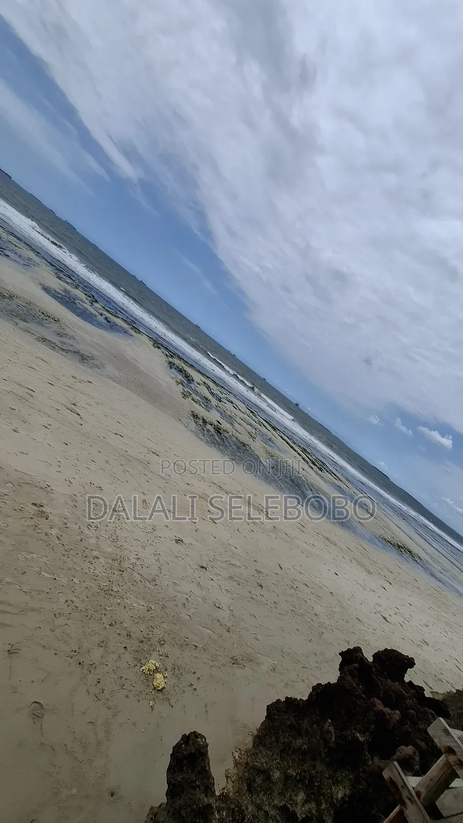Beach Plot at Bahar Beach Looking at the Sea
