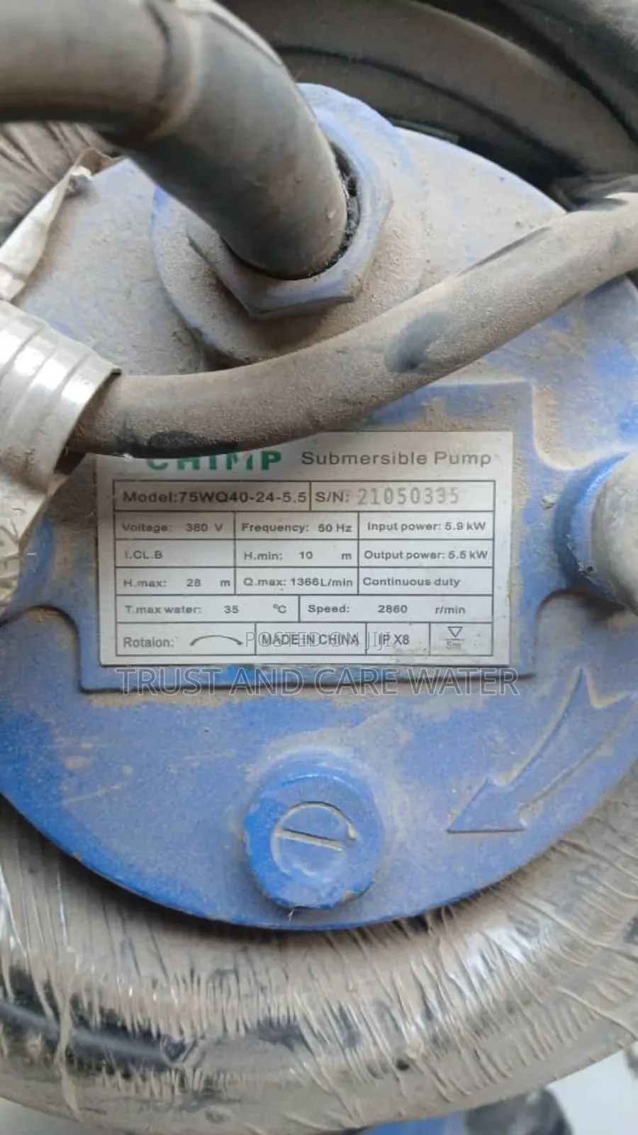 Chimp Sawege Pump 7.5hp