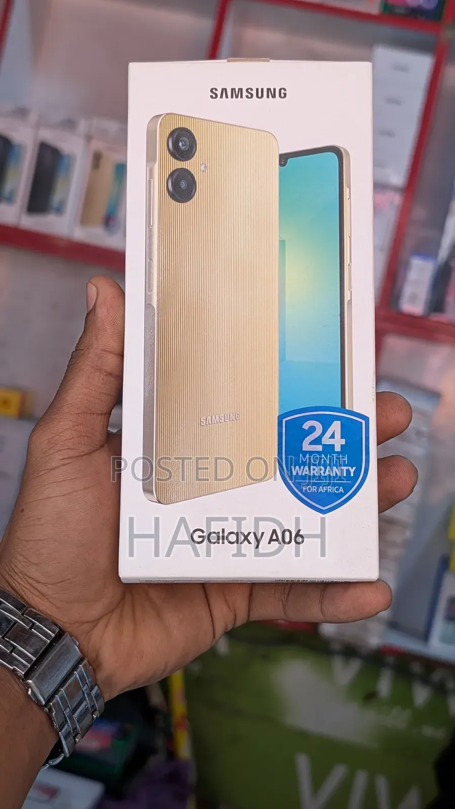 New Samsung Galaxy A06 64 GB Gold