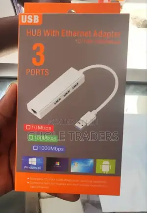 Hub With Ethernet Adapter