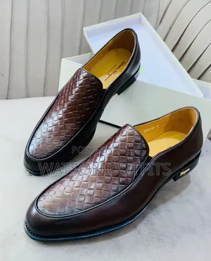Moccasins Official or Viatu Vya Ngozi or Leather Shoes Very Nice