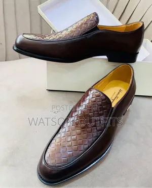 Moccasins Official or Viatu Vya Ngozi or Leather Shoes Very Nice