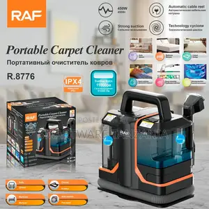 Raf Portable Carpet Cleaner Automatic Cable Reel Strong Suction