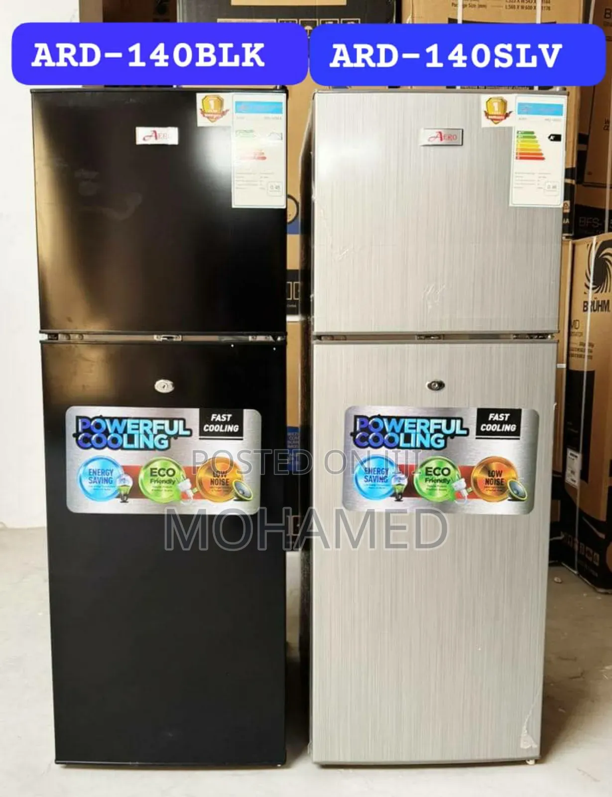 Aero Double Door Refrigerator Lita 140