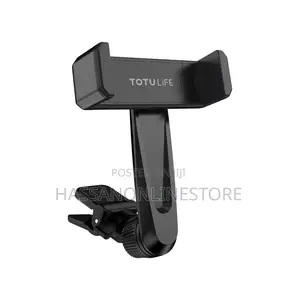 Totu Life Aligator Clip Style Mobile Car Holder - Black