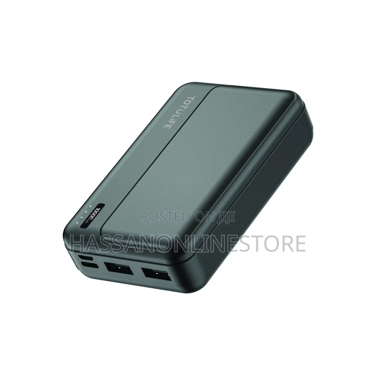 Totu Life Carbon Series Pocket Power Bank 10000mah - Black