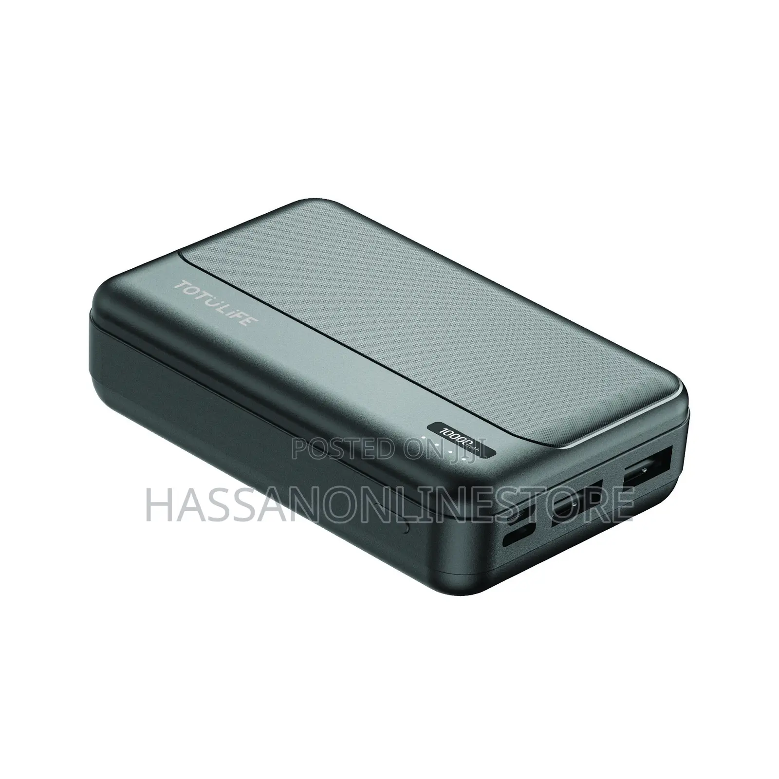Totu Life Carbon Series Pocket Power Bank 10000mah - Black