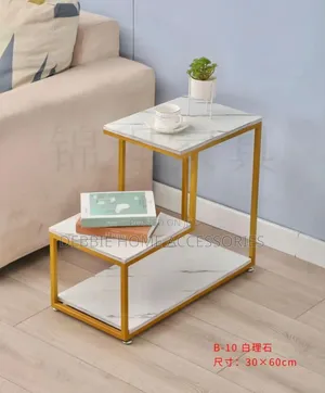 Marble Coffee Table Bedside Table