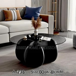 Glass Light Luxury Modern Coffee Table