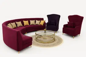 Sofa La Kisasa Lenye Armchair Mbili