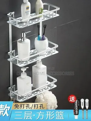 Multi Tiered Corner Shelf Stainless Steel