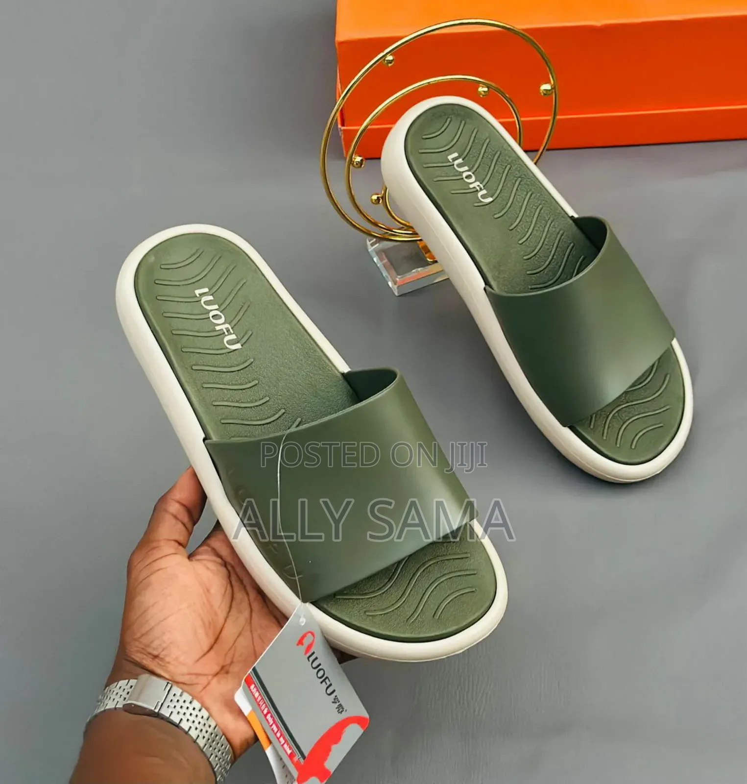 Men's Sandals Luofu Material Rubber