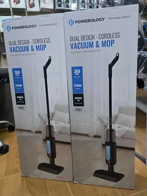 Powerology Dual Design - Cordless Vacuum Mop - Black
