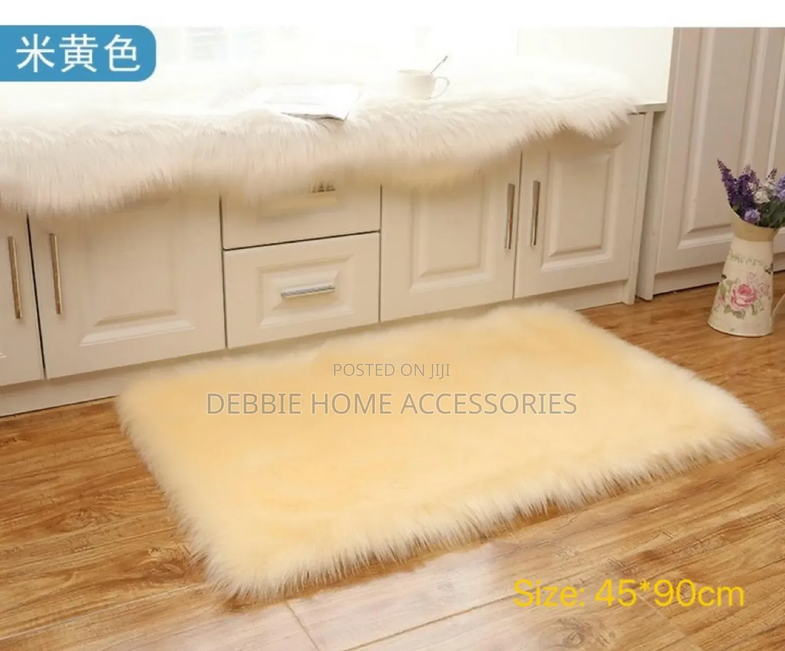 Fluffy Rectangular Shape Rugs