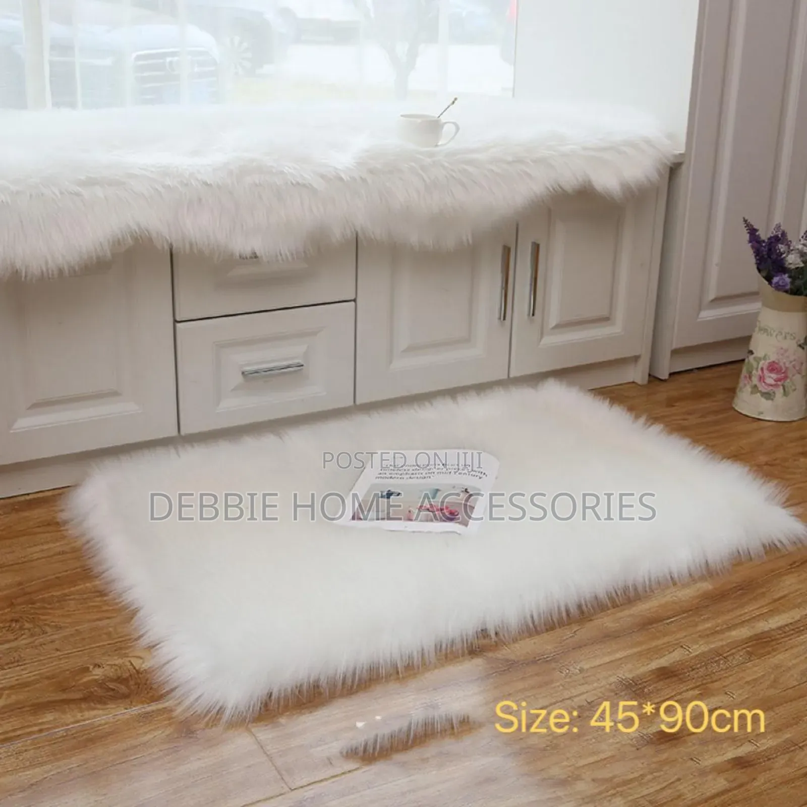 Fluffy Rectangular Shape Rugs