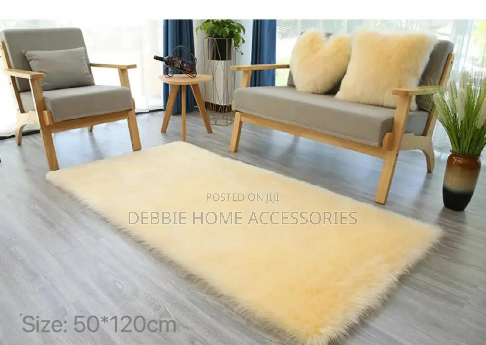 Fluffy Rectangular Shape Rugs