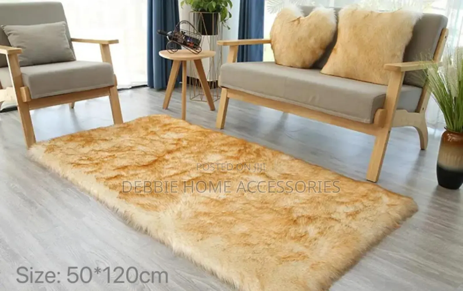 Fluffy Rectangular Shape Rugs