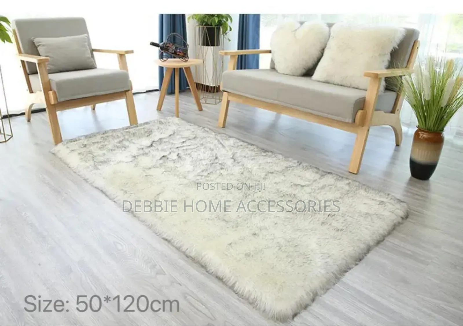 Fluffy Rectangular Shape Rugs