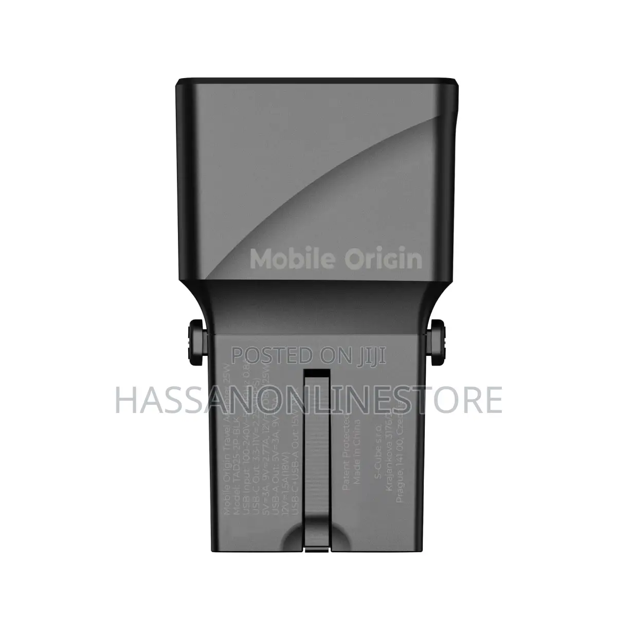 Totu Life Travel Adapter 25w, Eu/Us/Uk/Au Black