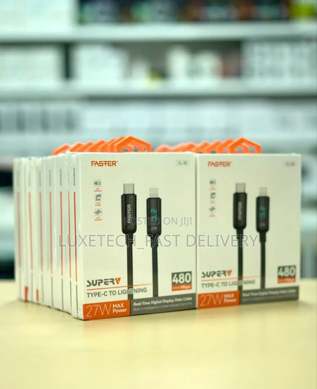 Faster Superv Type-C to Lightning Digital Data Cable 1 Meter