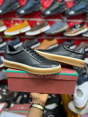 Leather Sneaker Shoes Official of Loro Piana