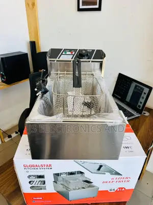 Globalstar Deep Fryer Liter 6(Jiko La Kukaangia Vitu) Ni Imara Sana