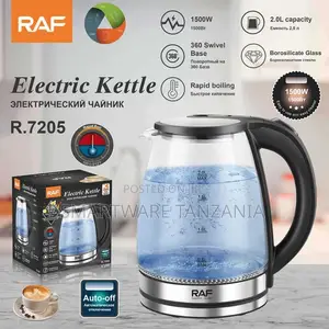 Electric Kettle 2l Transparent Glass Kettle Stainless Steel Tea Boiler