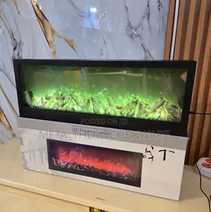 Modern Fireplace Led Lantern 100cm