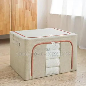 Storage Box for Clothes Made of Cotton and Linen