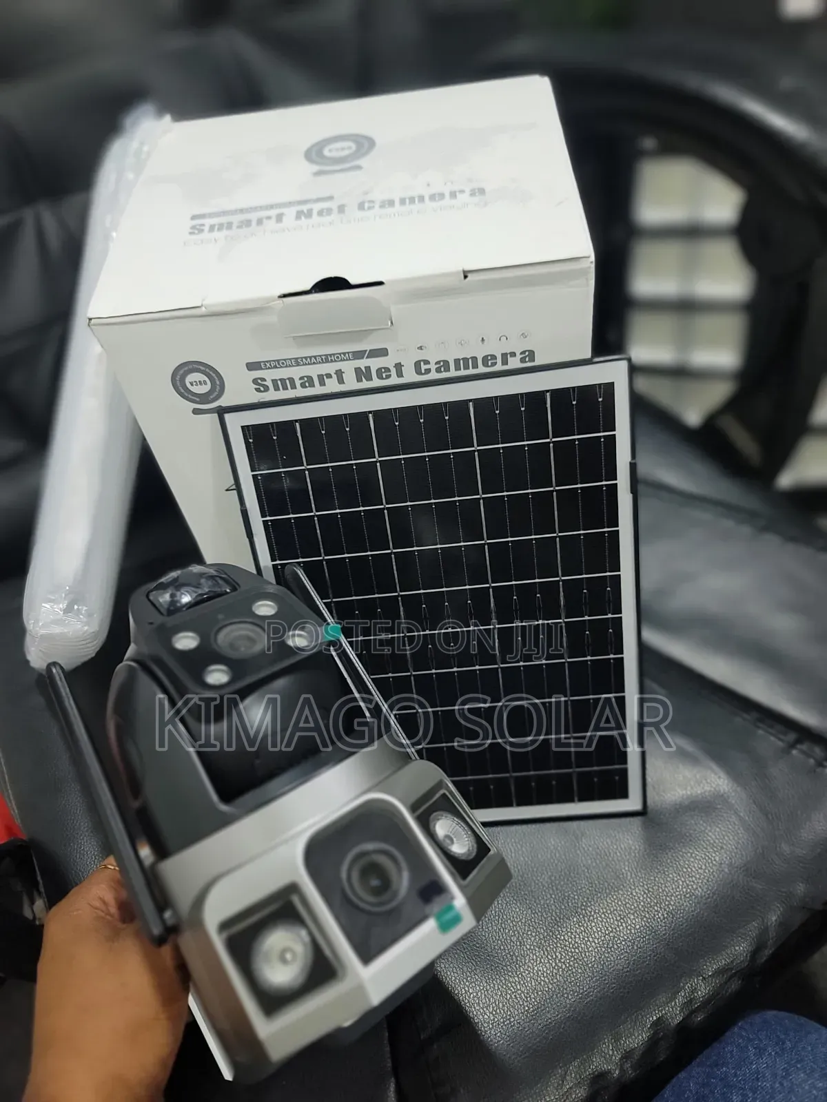 Motion Detection Solar Camera Dual Lens Smart