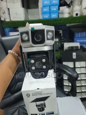 Solar Powered Dual Lens 4g Camera With Strong Battery