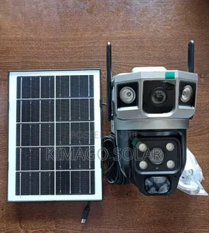 Home Security Solar Camera Dual Lens