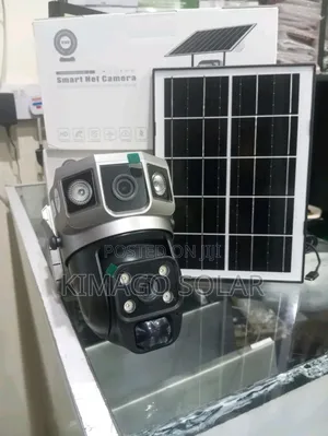 PTZ Smart Solar Camera Dual Lens App Live Streaming