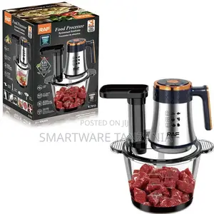 Electric Food Processor Chooper Double Bowl Meat and Vegetable Grinder