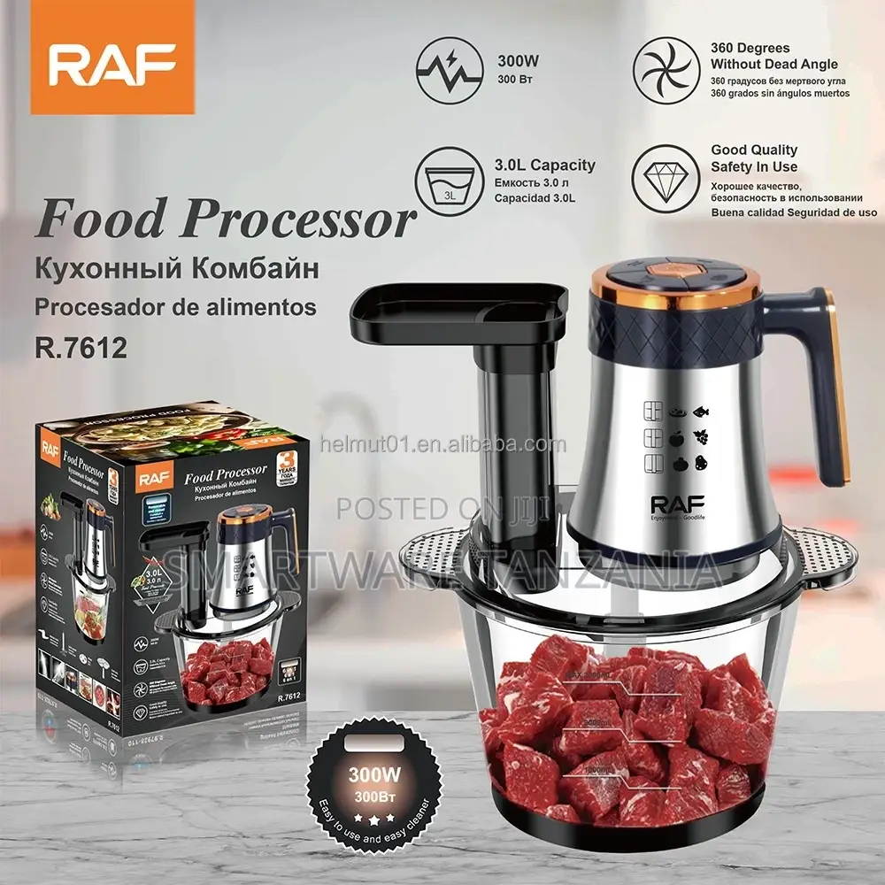 Chopper Mincer,300w Food Grinder Chopper,2 Speed,4 Detachable Blades
