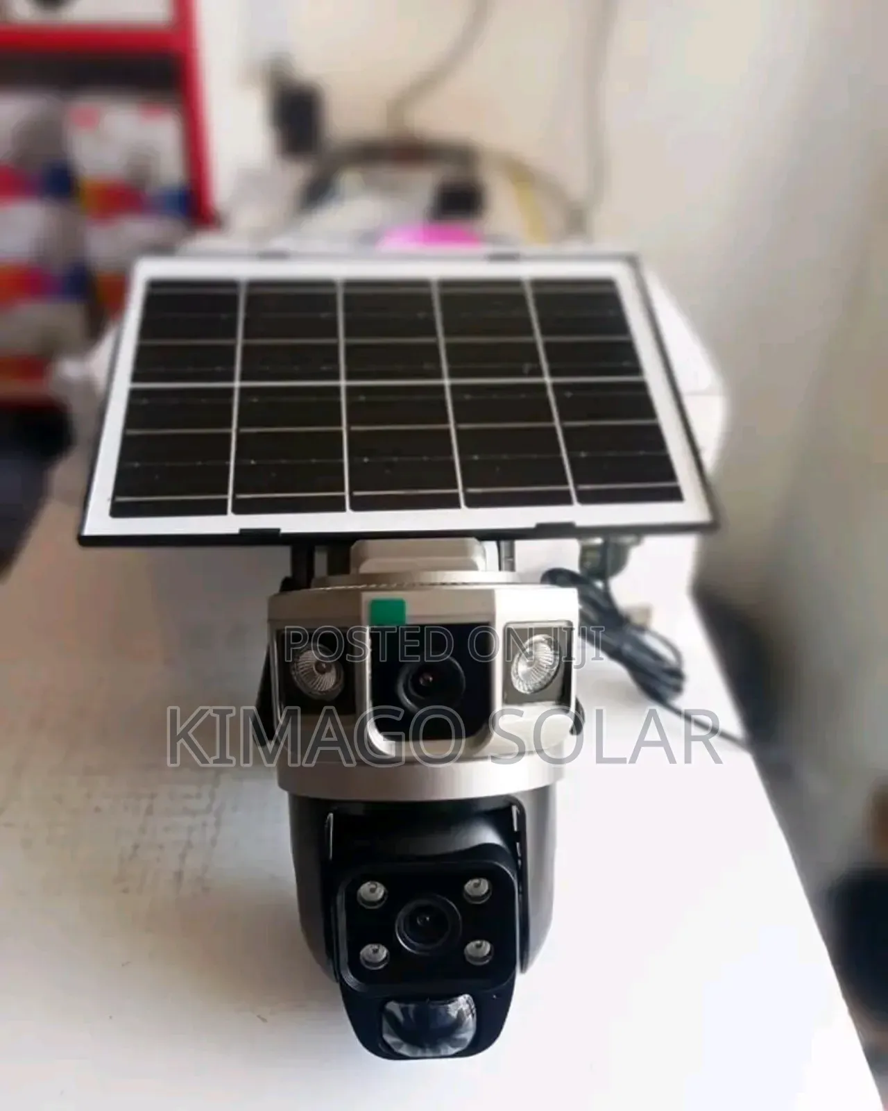 Solar Security Camera Dual Lens Two Way Talk
