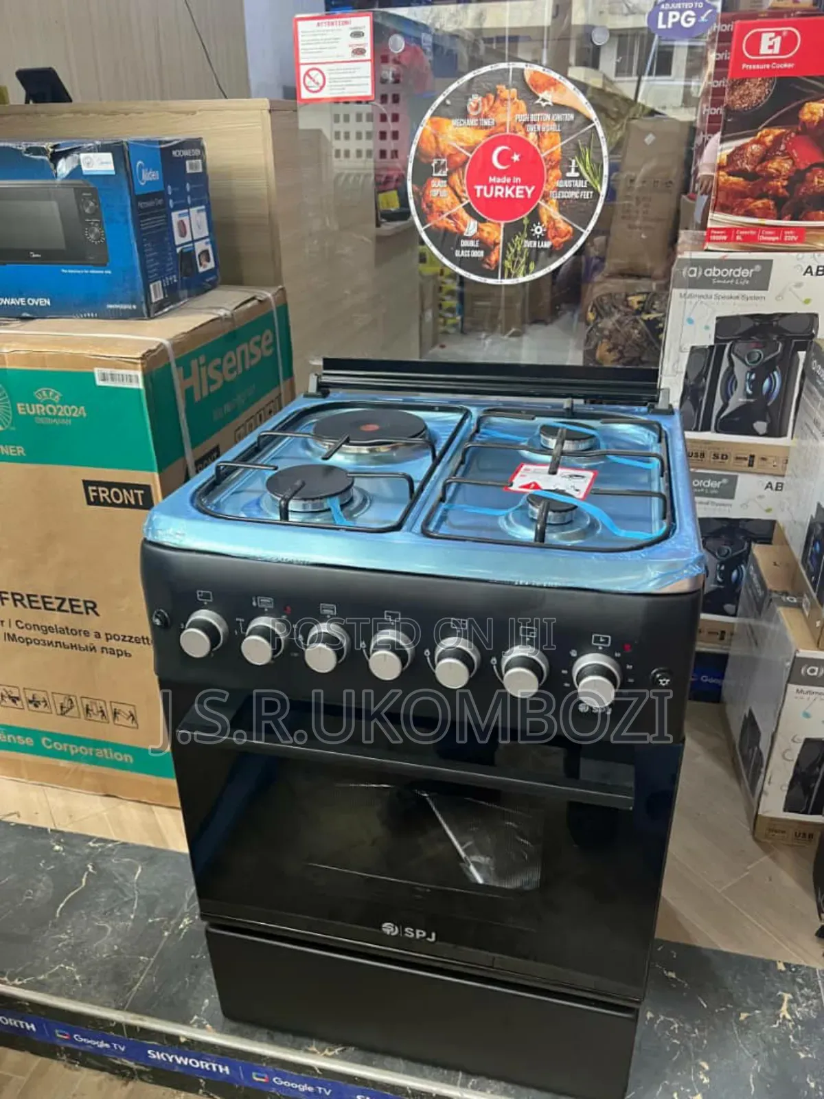 SPJ Cooker Black 60×60