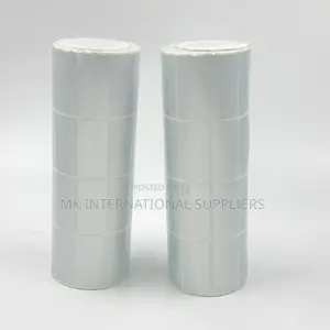 Silver Void Aluminum Asset Label Rolls 50x25mm