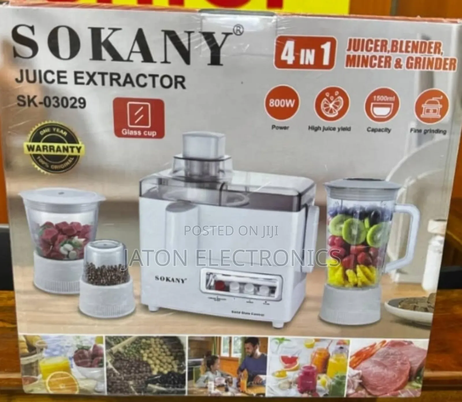 Sokany Juice Extractor 4 in 1